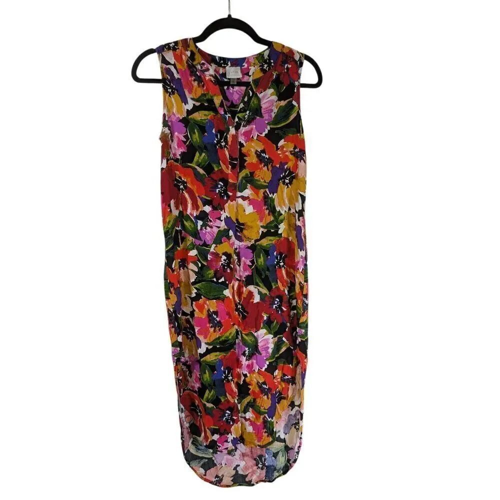 CUPIO FLORAL HI-LO DRESS WOMEN'S SIZE SMALL